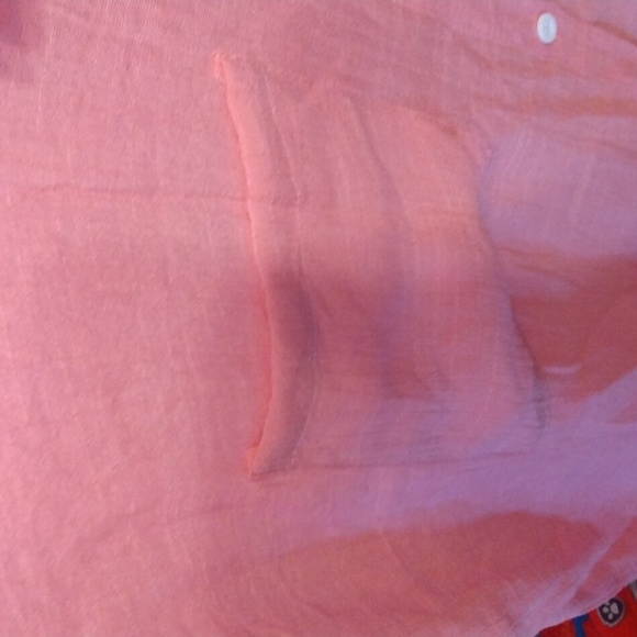 Pink button down top one size - Picture 4 of 17